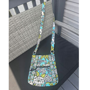 Vera Bradley Island Blooms Hipster Crossbody Bag Purse